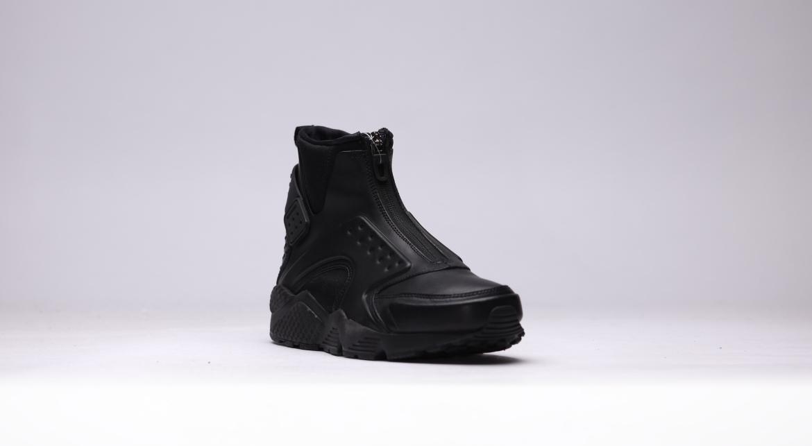 Nike Air Huarache Run Mid 'Triple Black' (Women's) - Image 3