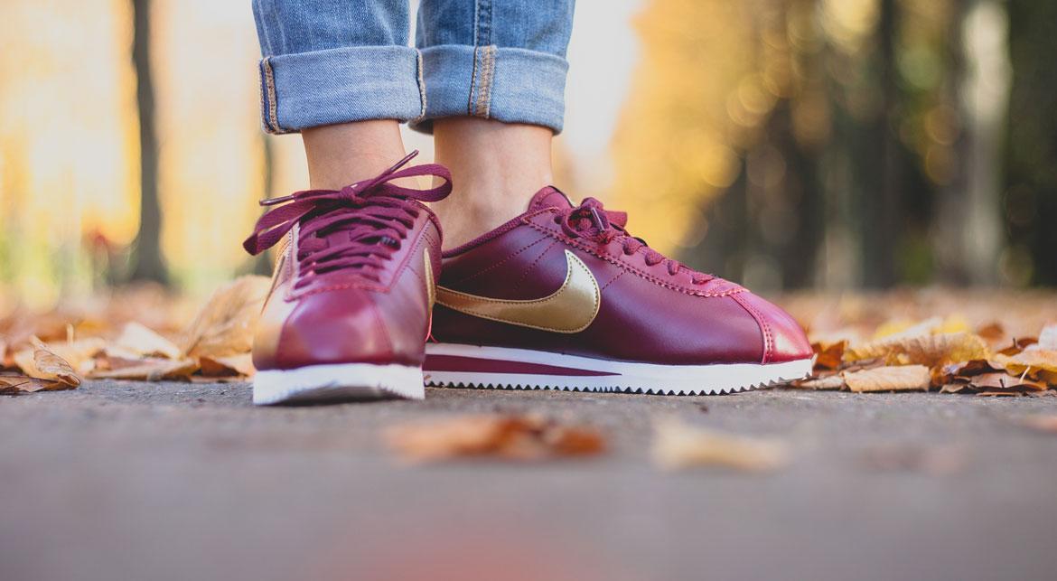 Nike Classic Cortez Leather 'Team Red' (Women's) - Image 8