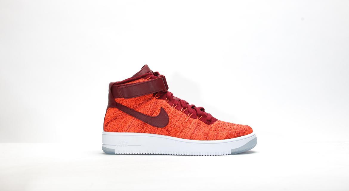 Nike W Af1 Flyknit "Total Crimson"