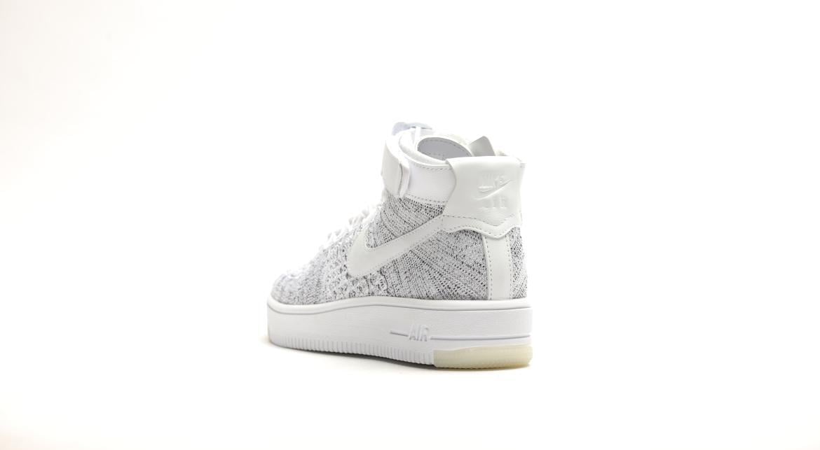 air force 1 flyknit white high