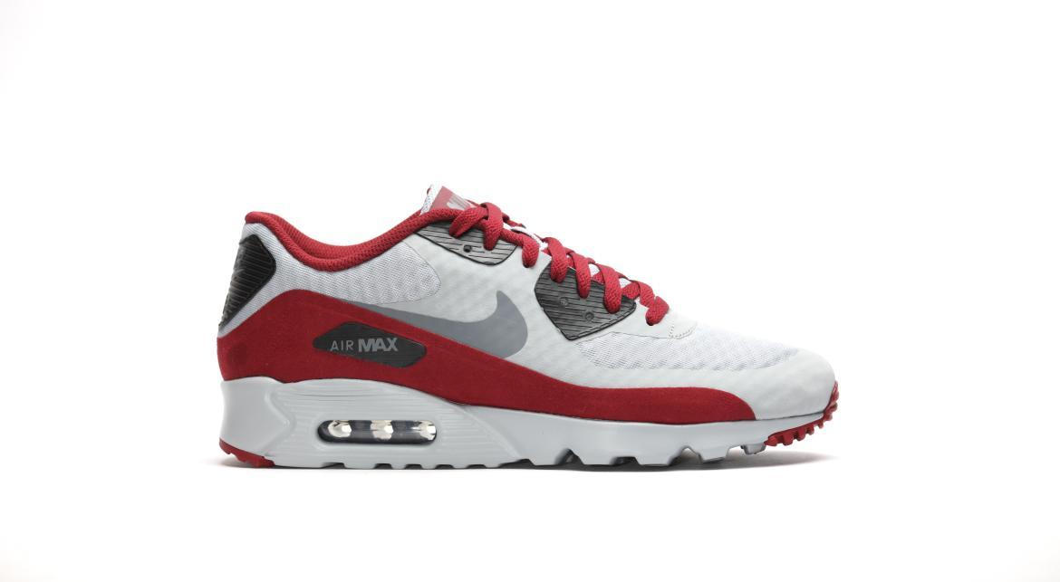 Nike air max 90 essential wolf grey black red hotsell