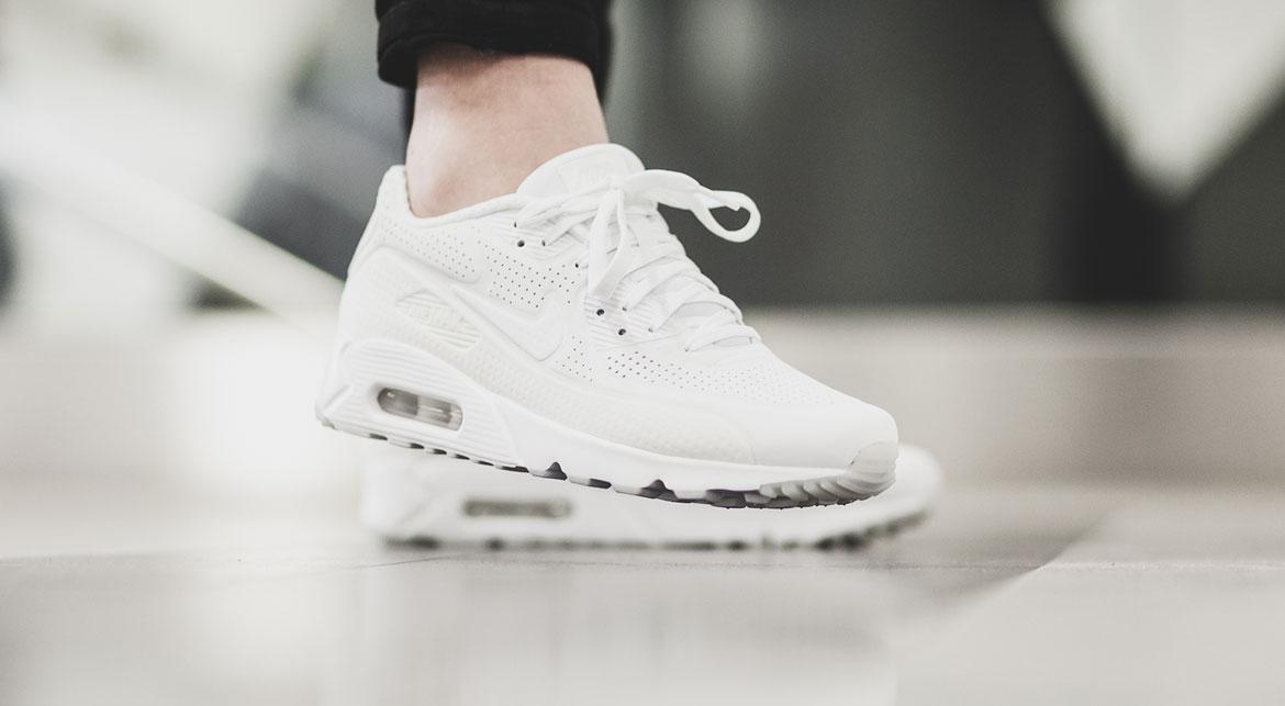 pakistaní Humedad Encantador Nike Air Max 90 Ultra Moire "All White" | 819477-111 | AFEW STORE