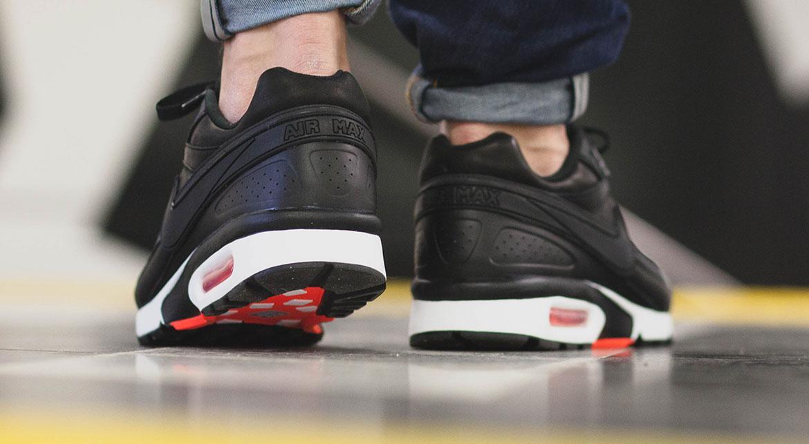 nike air max bw premium black crimson