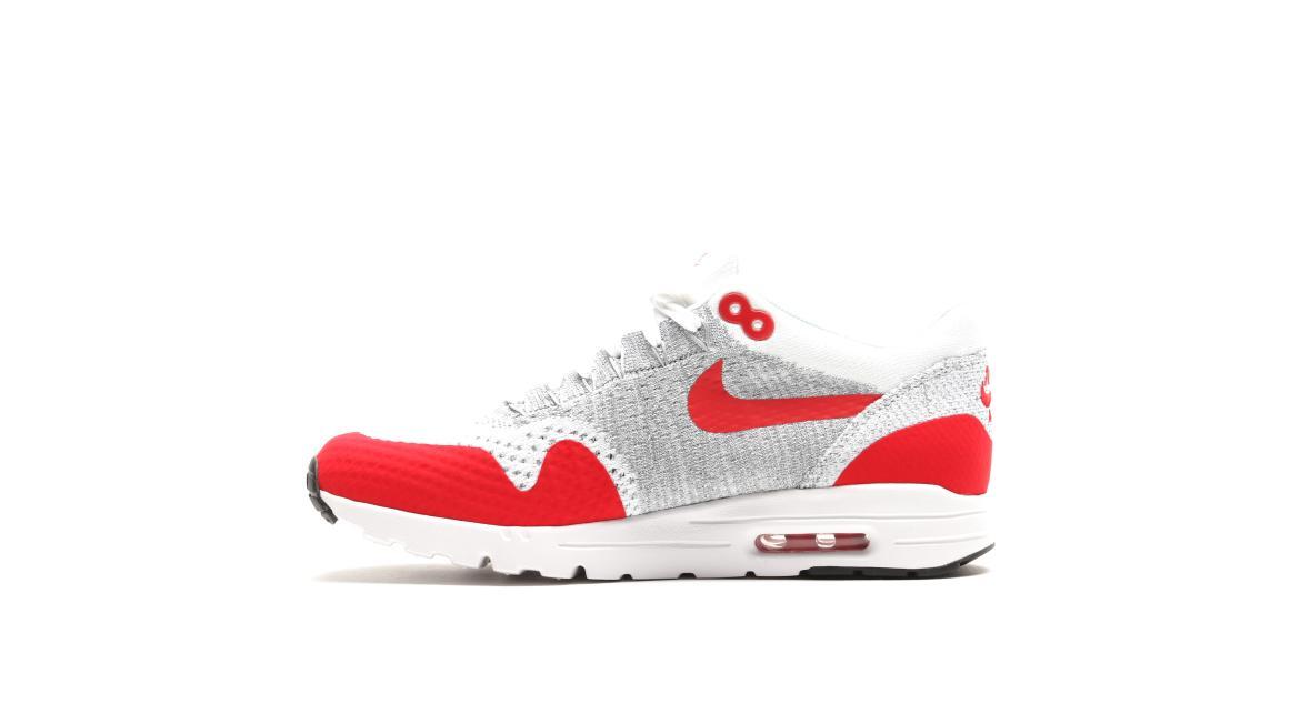 Nike air max 1 ultra flyknit red white best sale