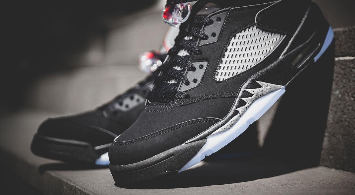 AIR JORDAN 5 Retro OG Black Metallic Sneaker 845035 003 NEW JORDAN MENS Air Jordan 5 Retro OG  main image 4