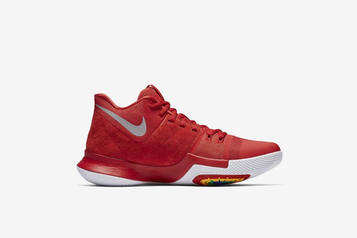 maroon and white kyries