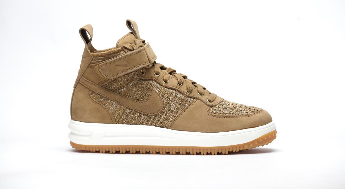 Nike Lunar Force 1 Flyknit Workboot "Golden Beige"