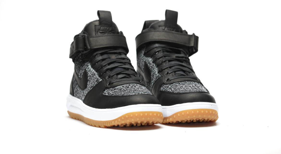 Nike Lunar Force 1 Flyknit Workboot Men size 12 black/wolf grey Nike Lunar Force 1 FLYKNIT Workboot Boots Black Cool Grey  main image 3