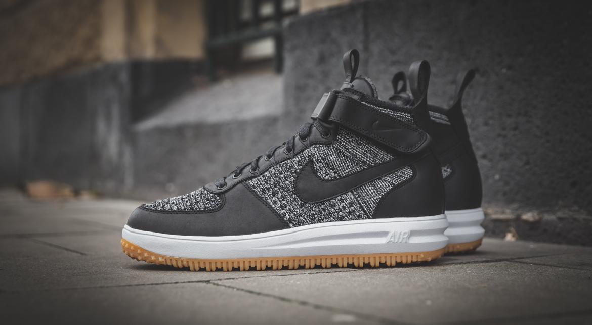 Nike Lunar Force 1 Flyknit Workboot Men size 12 black/wolf grey Nike Lunar Force 1 FLYKNIT Workboot Boots Black Cool Grey  main image 2