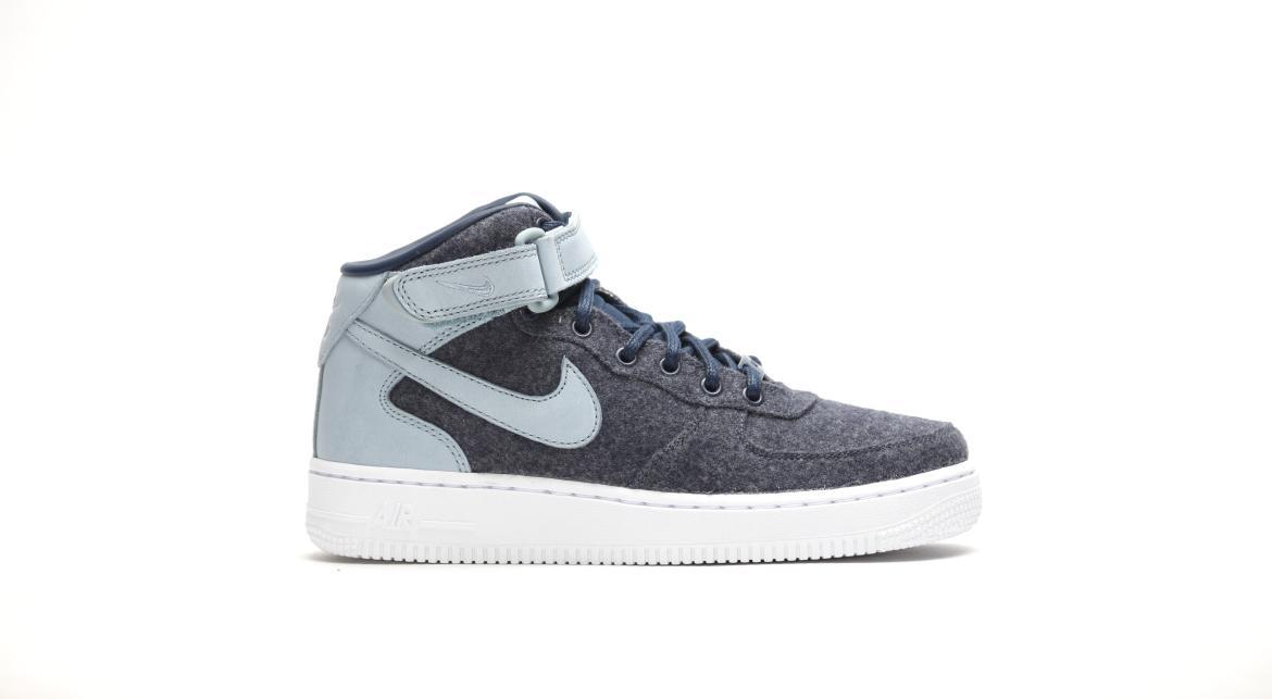 Nike W Air Force 1 '07 Mid Lthr Prm "Midnight Navy"