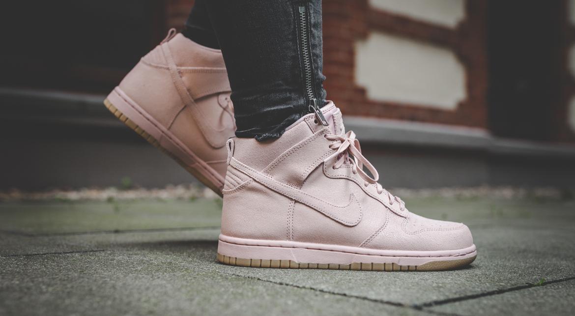 nike dunk high premium oxford pink