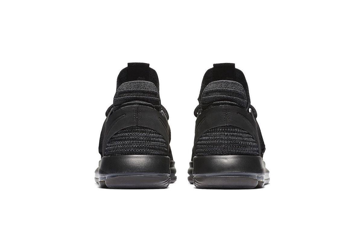 Nike™ ZOOM KD 10 Triple Black Air Basketball Shoes ~ 897815-004 ~ Men SZ 10  Med