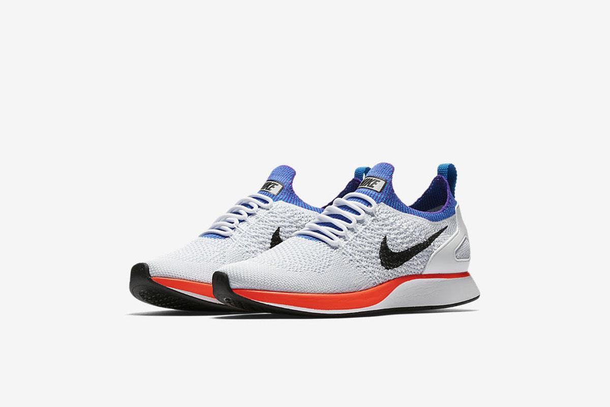 Nike Air Zoom Mariah Flyknit Racer White Pure Platinum Men\'s Size 9.5 NIKE AIR MAX FLYKNIT RACER NEXT NATURE PURE PLATINUM WHITE  main image 2