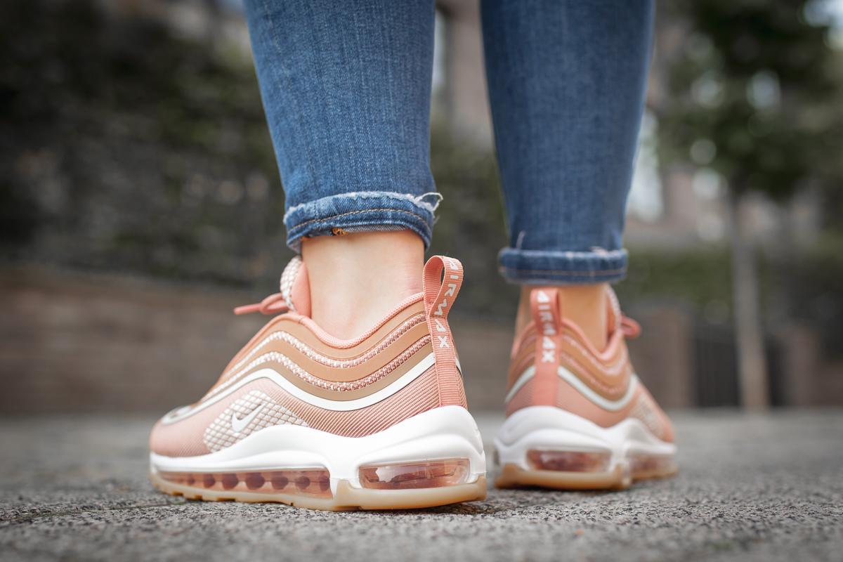 air max 97 rose gold and white