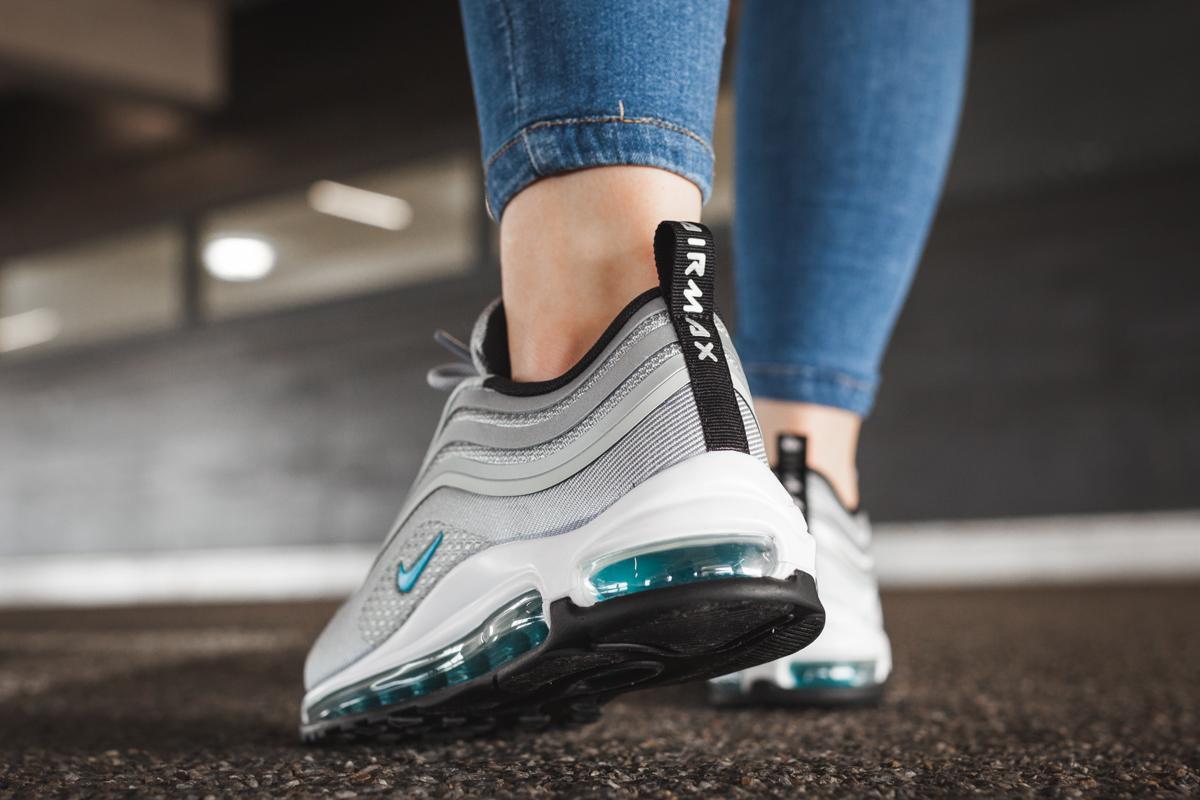 Nike Air Max 97 Ultra 17 Wolf Grey Marina Blue 917704-001 Womens Size 9 Nike Air Max 97 UL 17 women Wolf Grey-Marina Blue-Black  main image 3