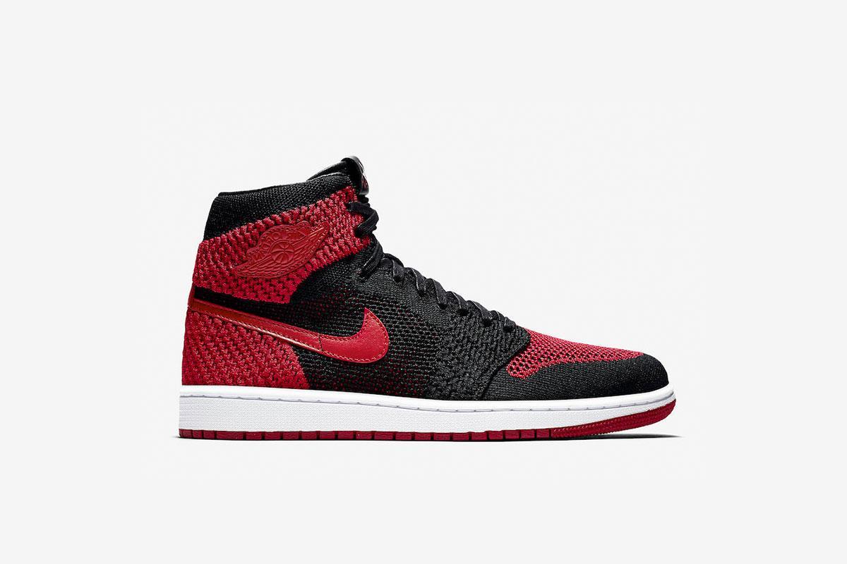 Air Jordan 1 Retro Hi Flyknit BG "Varsity Red"