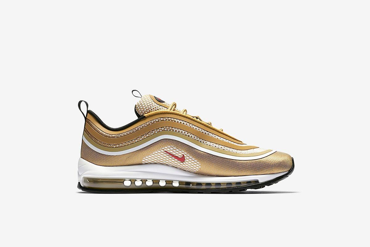 nike air force 97 gold