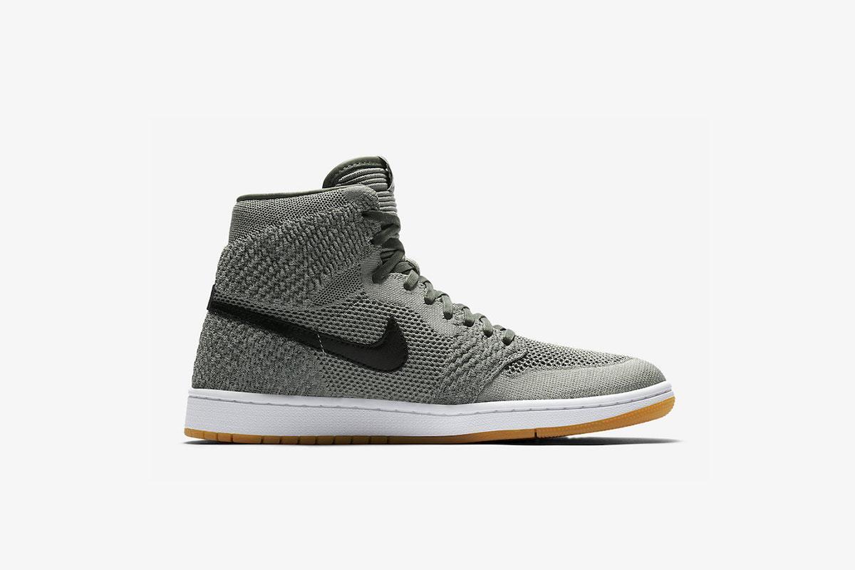 Air Jordan 1 Retro Hi Flyknit 'Clay Green' - Image 3