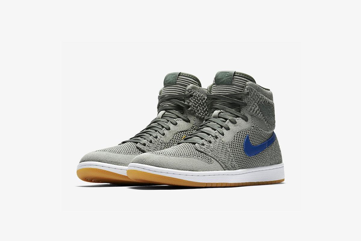 Air Jordan 1 Retro Hi Flyknit 'Clay Green' - Image 4