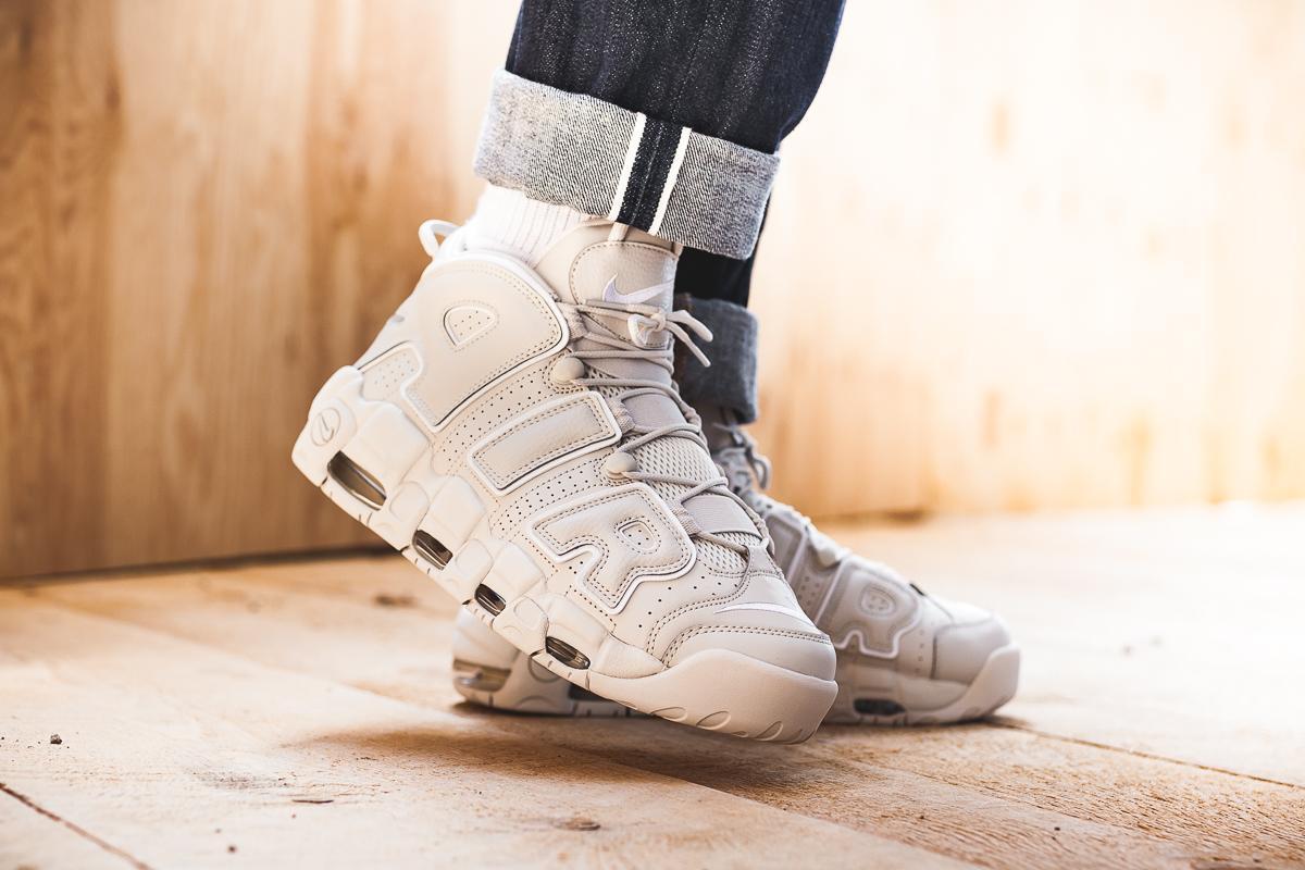 nike uptempo bone white
