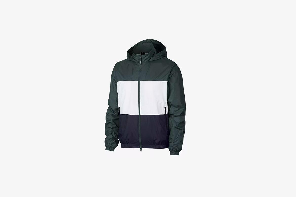 Nike SB Dry Jacket Hooded Stripe "Midnight Green"