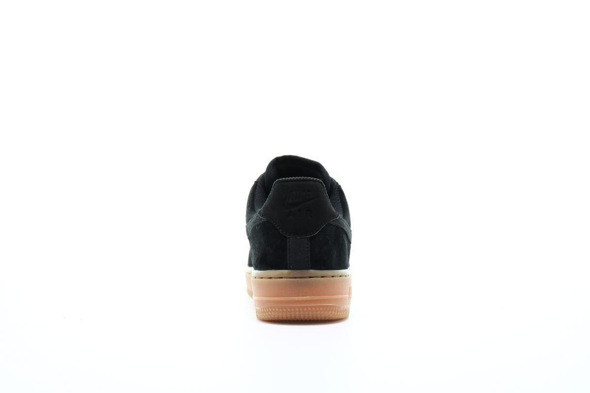 black suede gum sole air force 1