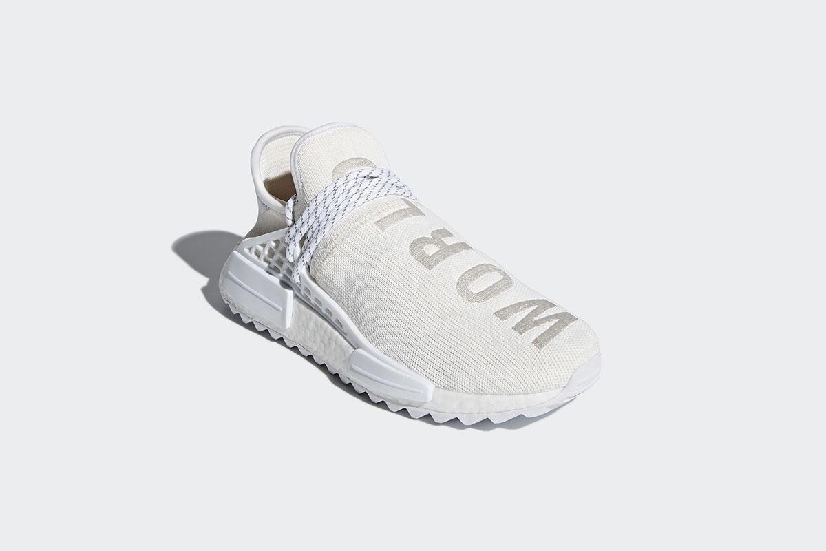 adidas x pharrell williams hu nmd white