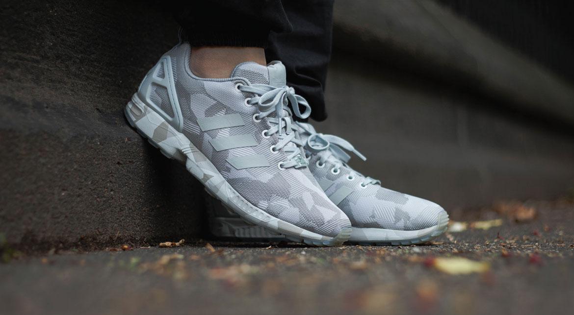 adidas ZX Flux 'Vintage White S15-st/ClearGrey/MghSolid Grey' - Image 6