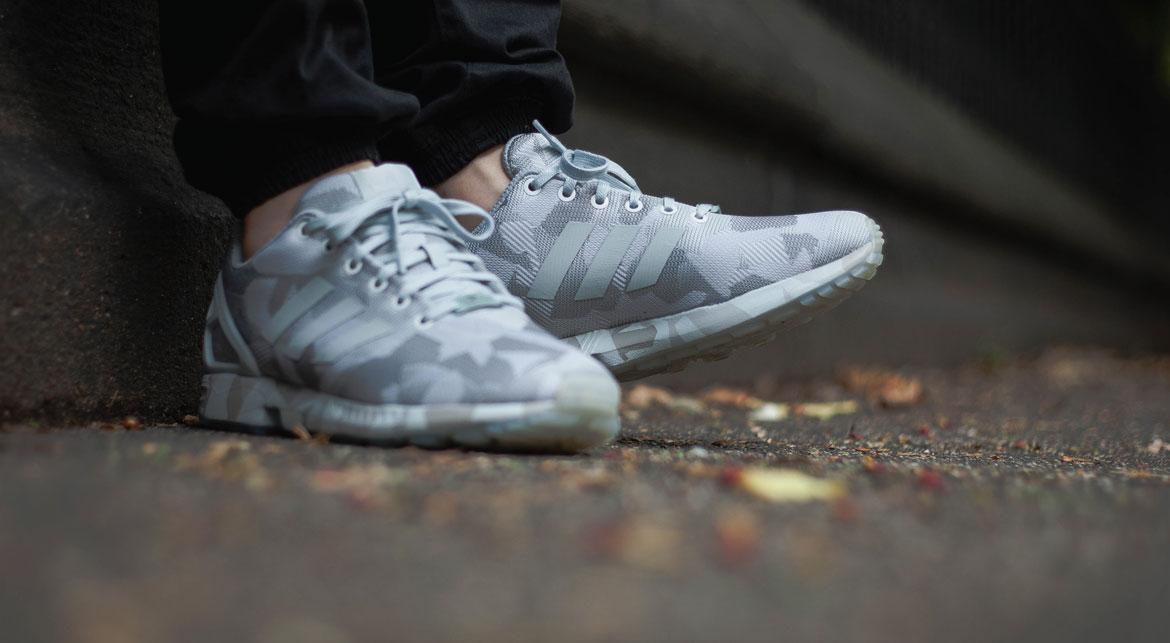 adidas ZX Flux 'Vintage White S15-st/ClearGrey/MghSolid Grey' - Image 7
