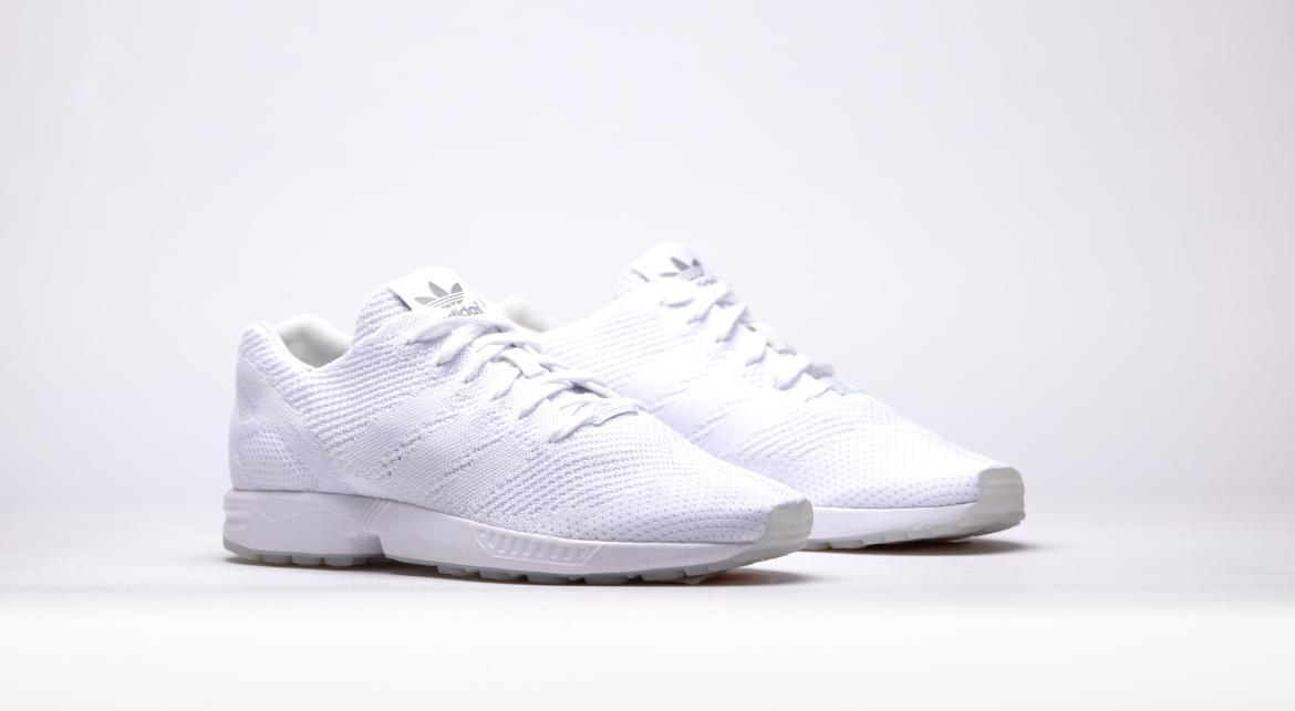 adidas ZX Flux 'Triple White' - Image 3