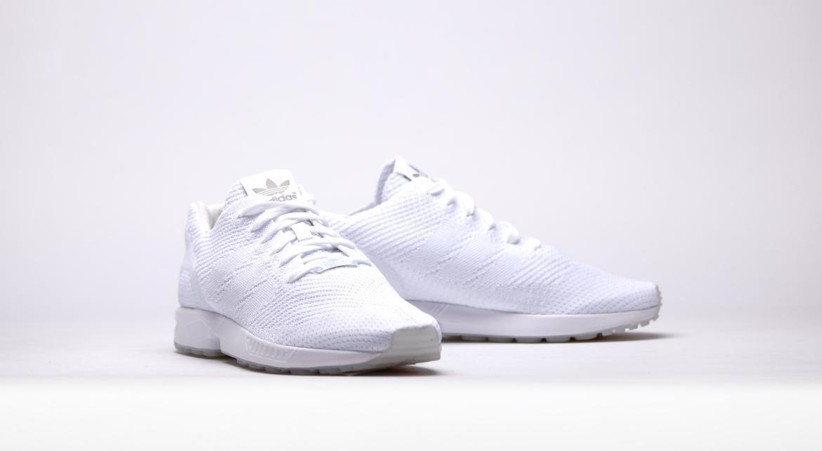 adidas ZX Flux 'Triple White' - Image 4