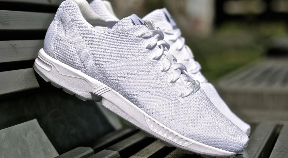adidas ZX Flux 'Triple White' - Image 7