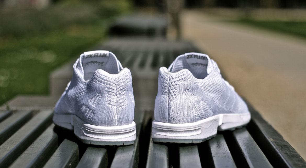 adidas ZX Flux 'Triple White' - Image 8