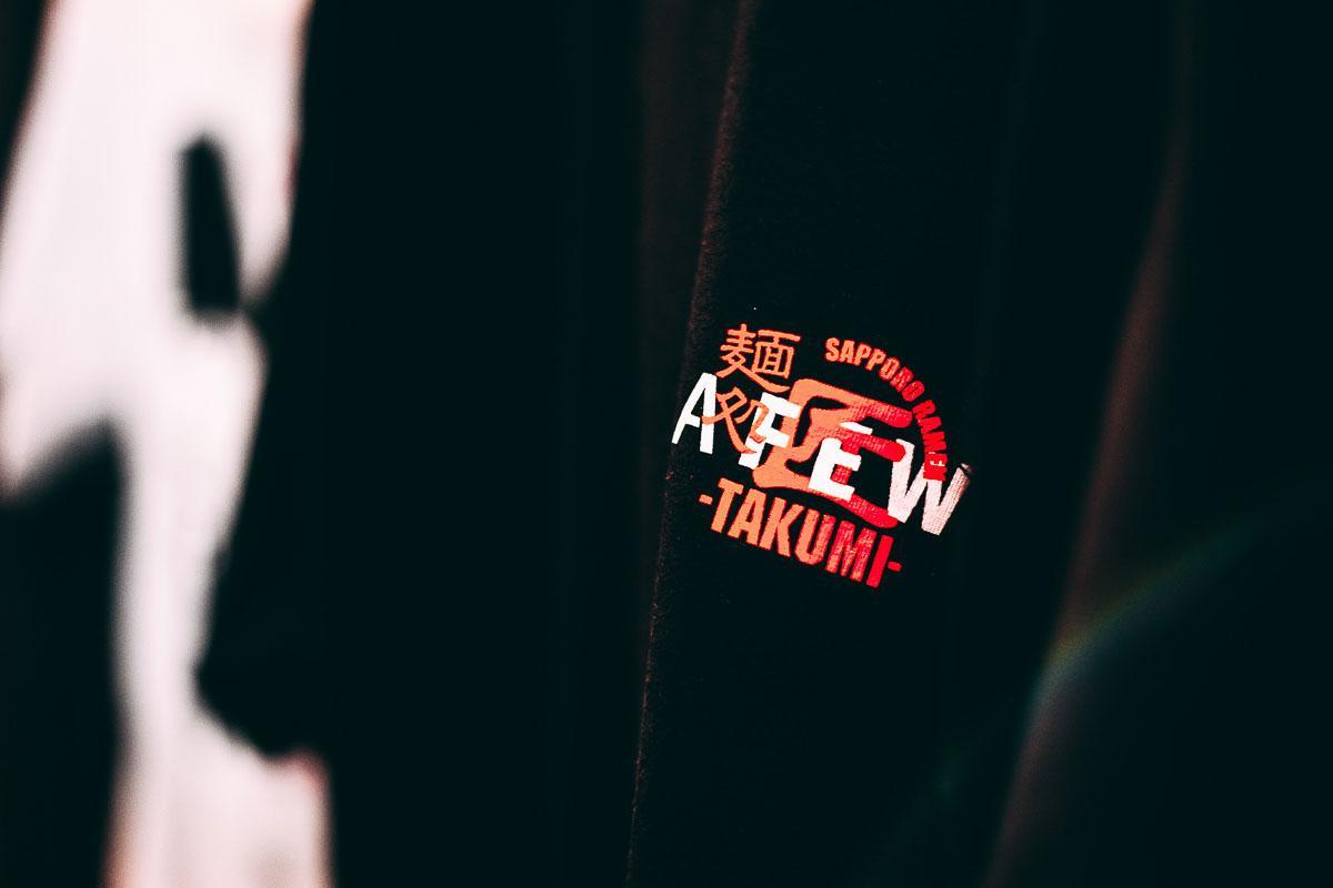 Afew x Takumi We Love Ramen T-Shirt "Black" + AFEW Ramen