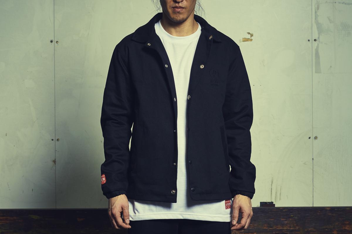 Afew Rise of the Koi Coach Jacket "Black"