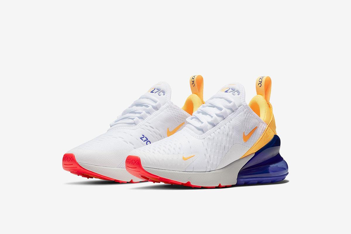 air max 270 red blue yellow