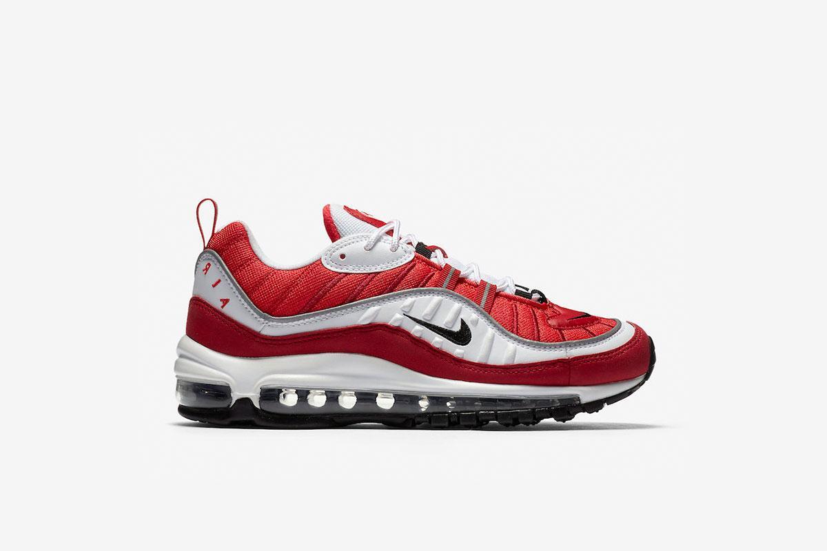 air max 98 red white black