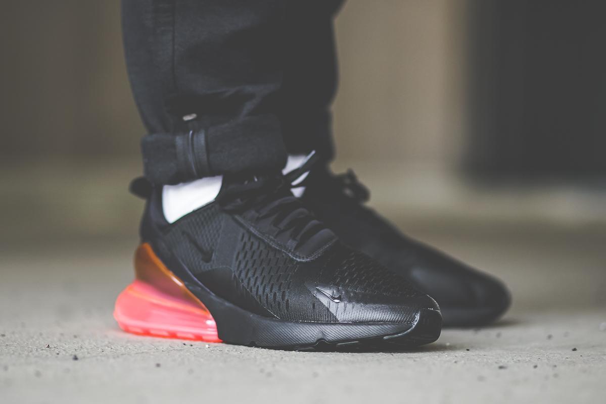 men's nike air max 270 black and red