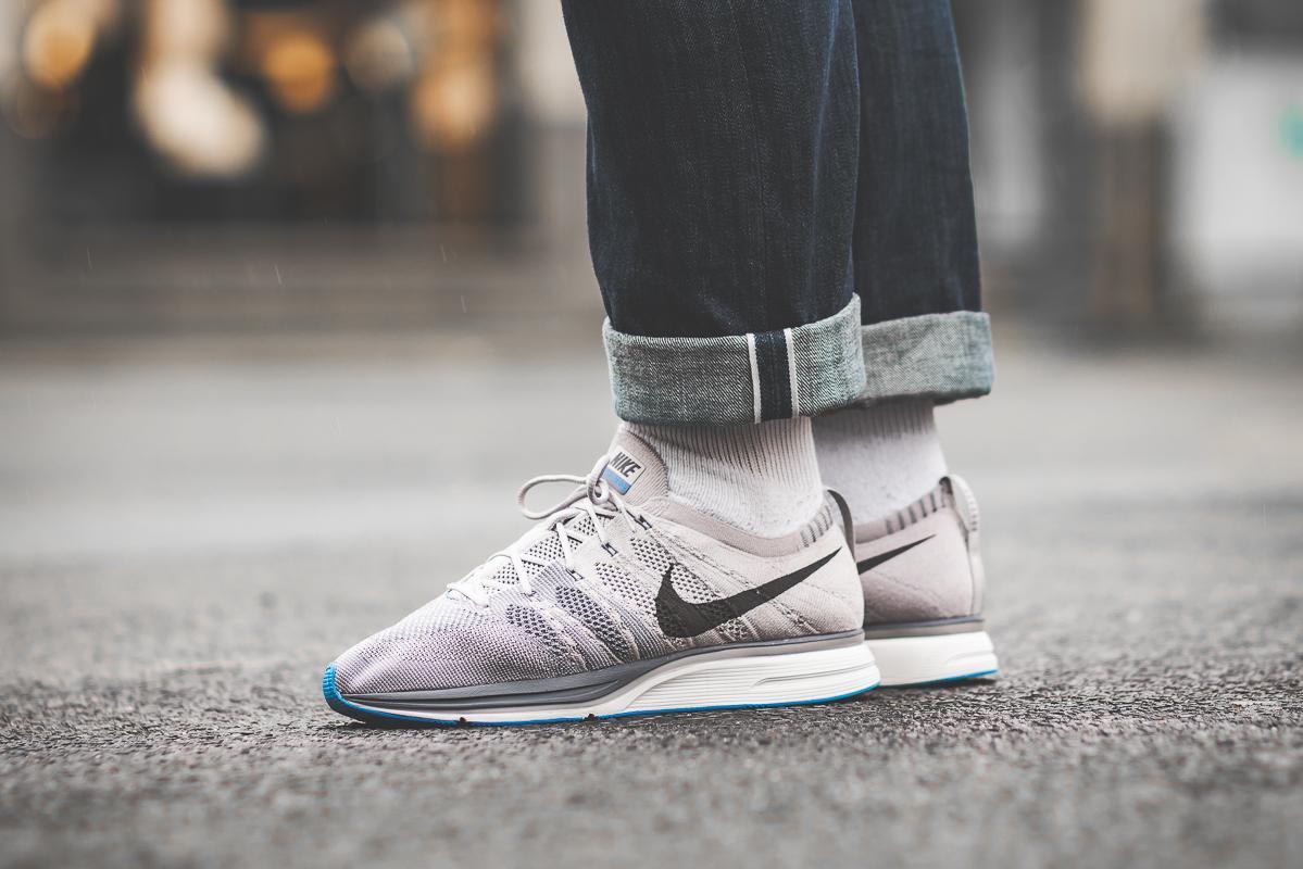 flyknit trainer on feet