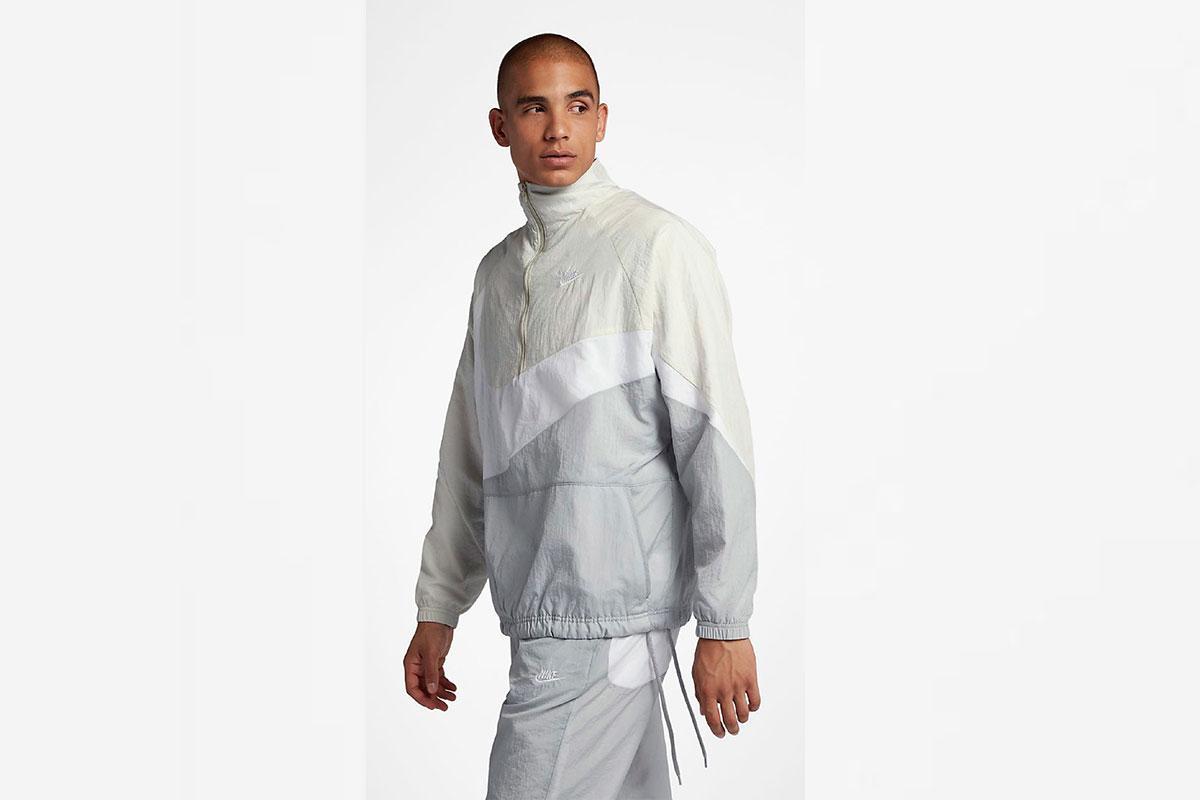 Nike NSW Swoosh Halfzip Jacket "Wolf Grey"