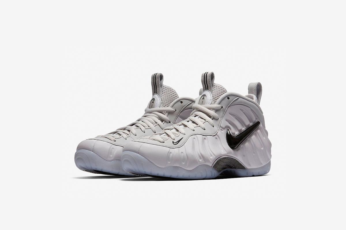 foamposite grey and black