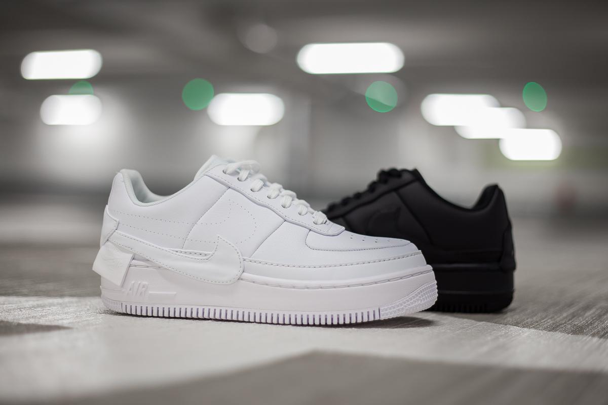 nike air force 1 jester sneakers in triple white