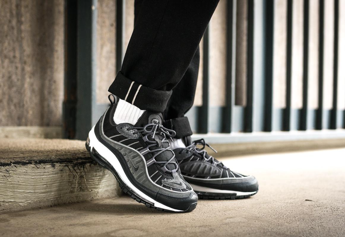 nike air max 98 black grey