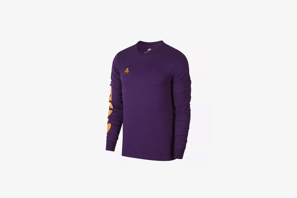 Nike NSW Tee Ls Cltr ACG 2 "Night Purple"