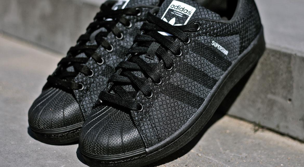adidas Superstar 80s Primeknit "Black" - Image 2