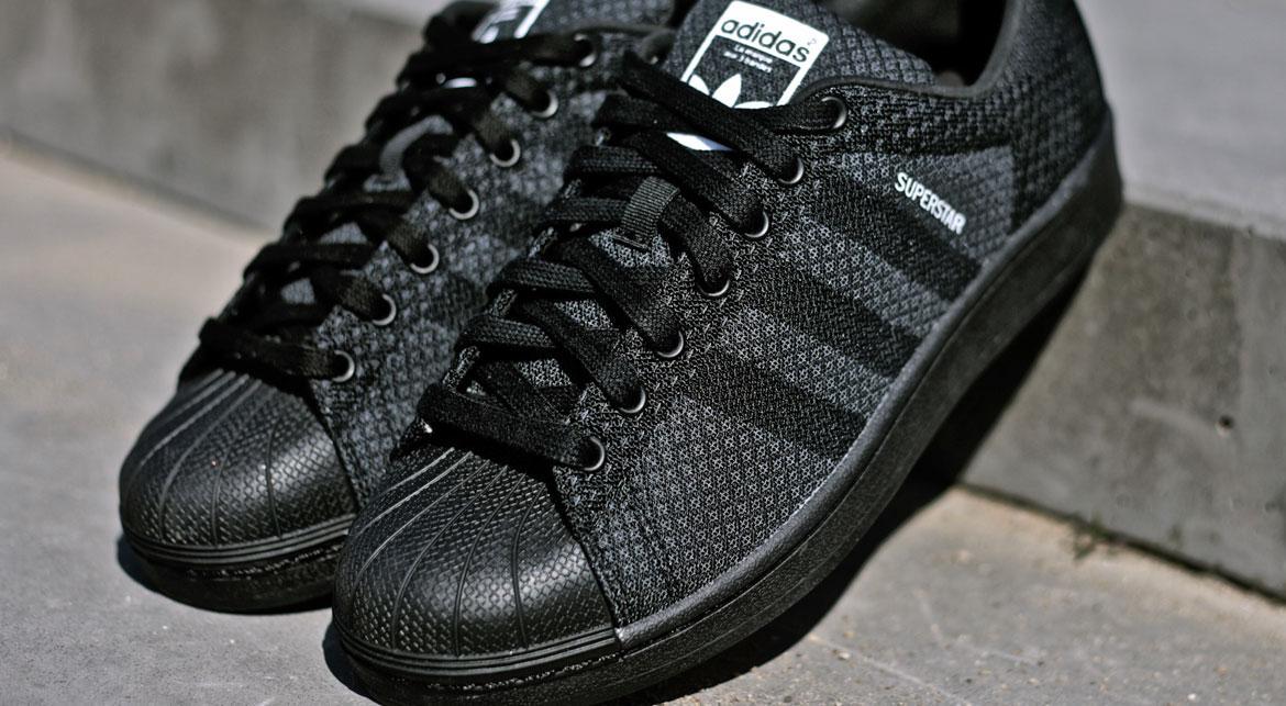 Adidas superstar primeknit men Black online