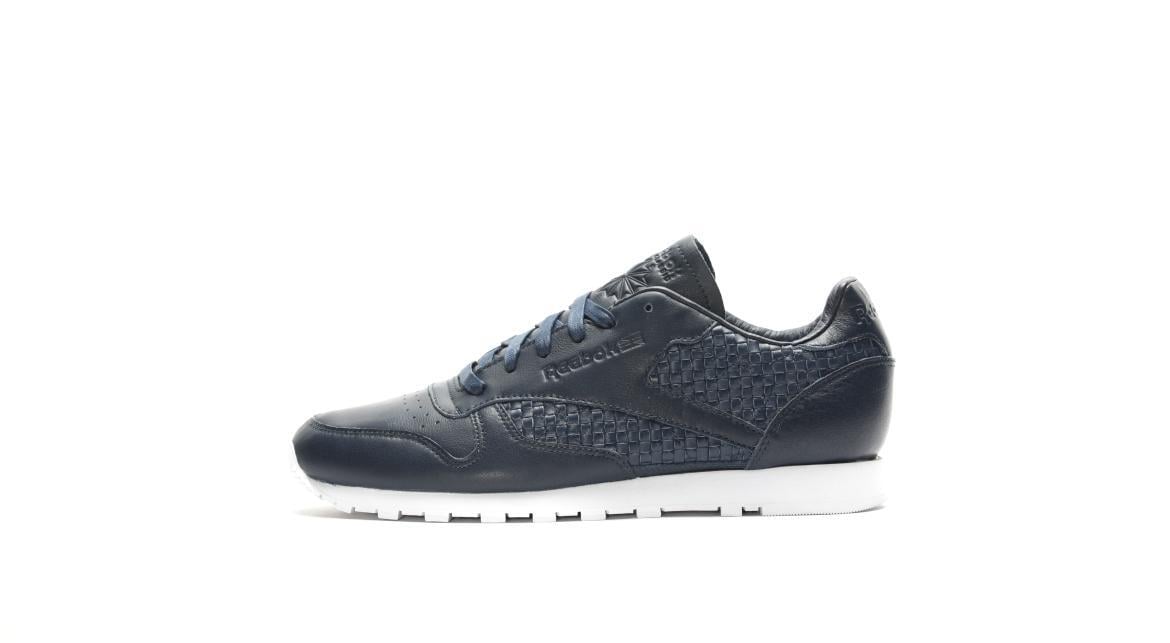 Reebok Cl Leather Weave "Navy"