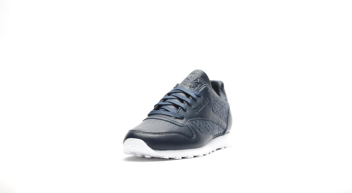 Reebok Cl Leather Weave "Navy"