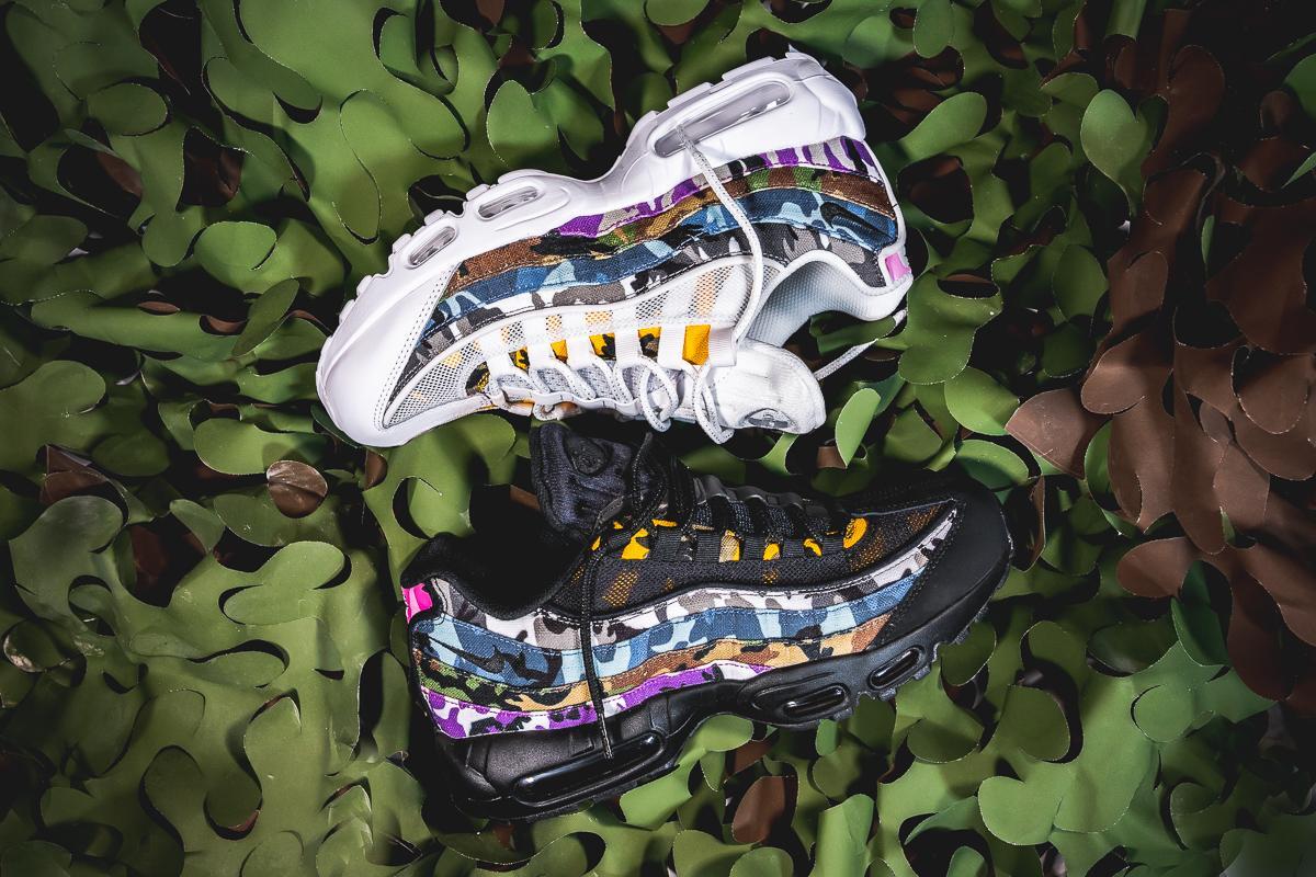 美品/NIKE AIR MAX 95 ERDL PARTY ナイキ エアマックス95 パーティー スニーカー/US8.5 26.5cm/メンズ/マルチ カモフラ/AR4473-001