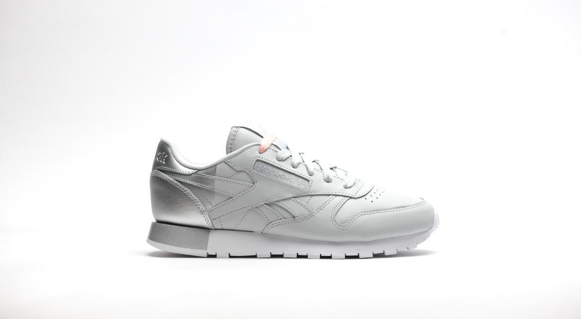 Reebok Cl Lthr Matte Shine W "Silver"